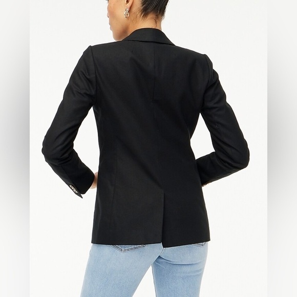 J.Crew Linen Cotton Holland Blazer AL222 - Picture 4 of 6